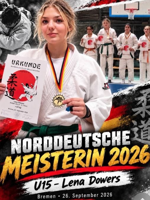 Lena ist Norddeutsche Meisterin 2026 der U15